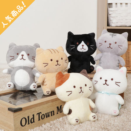 ふくふくにゃんこ おすわりマスコット